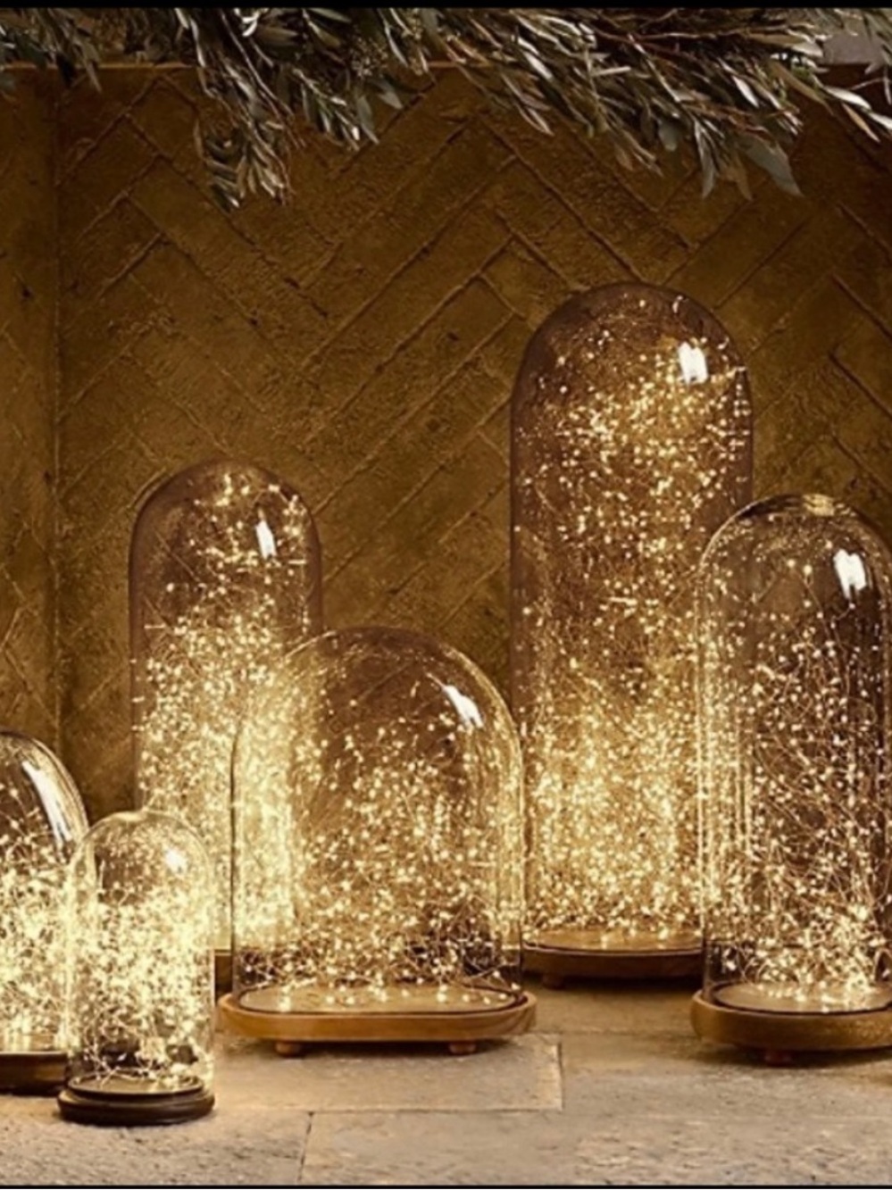Restoration Hardware Starry String Lights Amber Light Coper Wire 10 ft